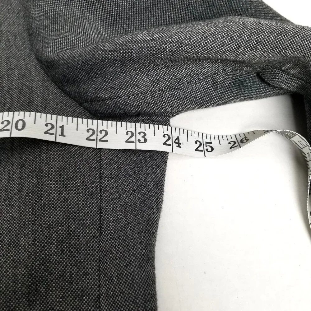 Vintage Jaymar Ruby Double Breasted Blazer 48R Gray Wool Blend Professional